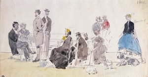 Sur la plage, 1866